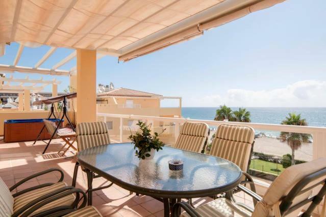 Spectacular Penthouse In Front Of The Sea, 200 M2 Terrace - Arruzafa Playa Apartment La Cala De Mijas